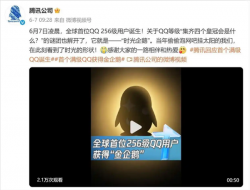 全球第二个“满级QQ”诞生：已显示金企鹅 系首个“满级QQ”小号v