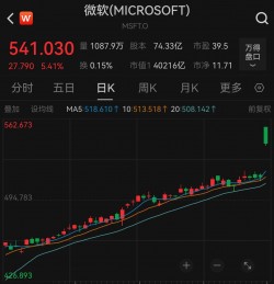 全球第二家，微软市值突破4万亿美元